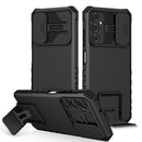Stereoscopic Holder Sliding Camshield Phone Case For Samsung Galaxy A15 5G