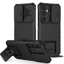 Stereoscopic Holder Sliding Camshield Phone Case For Samsung Galaxy S24 Ultra 5G