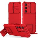 Stereoscopic Holder Sliding Camshield Phone Case For Samsung Galaxy S24 Ultra 5G