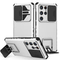 Stereoscopic Holder Sliding Camshield Phone Case For Samsung Galaxy S24 Ultra 5G