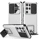 Stereoscopic Holder Sliding Camshield Phone Case For Samsung Galaxy S24 Ultra 5G
