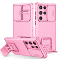 Stereoscopic Holder Sliding Camshield Phone Case For Samsung Galaxy S24 Ultra 5G