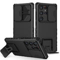 Stereoscopic Holder Sliding Camshield Phone Case For Samsung Galaxy S24 Ultra 5G