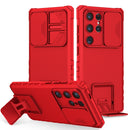 Stereoscopic Holder Sliding Camshield Phone Case For Samsung Galaxy S24 Ultra 5G