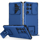Stereoscopic Holder Sliding Camshield Phone Case For Samsung Galaxy S24 Ultra 5G