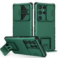 Stereoscopic Holder Sliding Camshield Phone Case For Samsung Galaxy S24 Ultra 5G