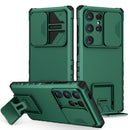 Stereoscopic Holder Sliding Camshield Phone Case For Samsung Galaxy S24 Ultra 5G