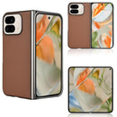 For Google Pixel 9 Pro Fold PU Leather PC Phone Case