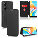 For OPPO Reno11 F 5G Carbon Fibre Texture Flip Leather Wallet Phone Case