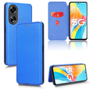 For OPPO Reno11 F 5G Carbon Fibre Texture Flip Leather Wallet Phone Case