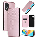 For OPPO Reno11 F 5G Carbon Fibre Texture Flip Leather Wallet Phone Case