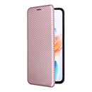 Carbon Fiber Texture Flip Leather Phone Case
