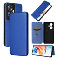 Carbon Fiber Texture Flip Leather Phone Case, For OPPO A79 5G
