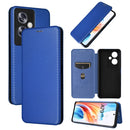 Carbon Fiber Texture Flip Leather Phone Case, For OPPO A79 5G