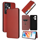 Carbon Fiber Texture Flip Leather Phone Case