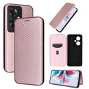 For OPPO Reno11 F 5G Carbon Fibre Texture Flip Leather Wallet Phone Case