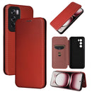 For OPPO A79 5G Carbon Fibre Texture Flip Leather Phone Case