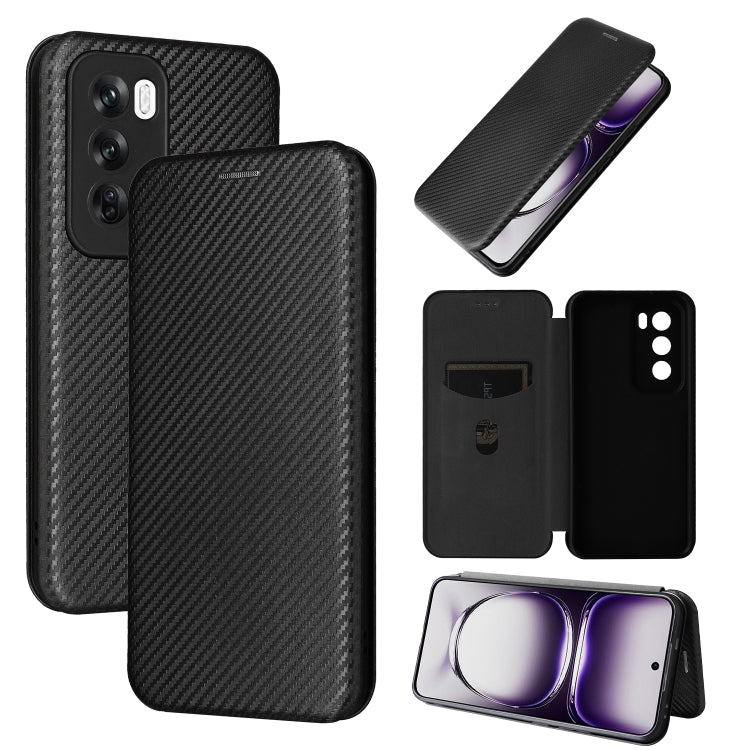 For OPPO A79 5G Carbon Fibre Texture Flip Leather Phone Case