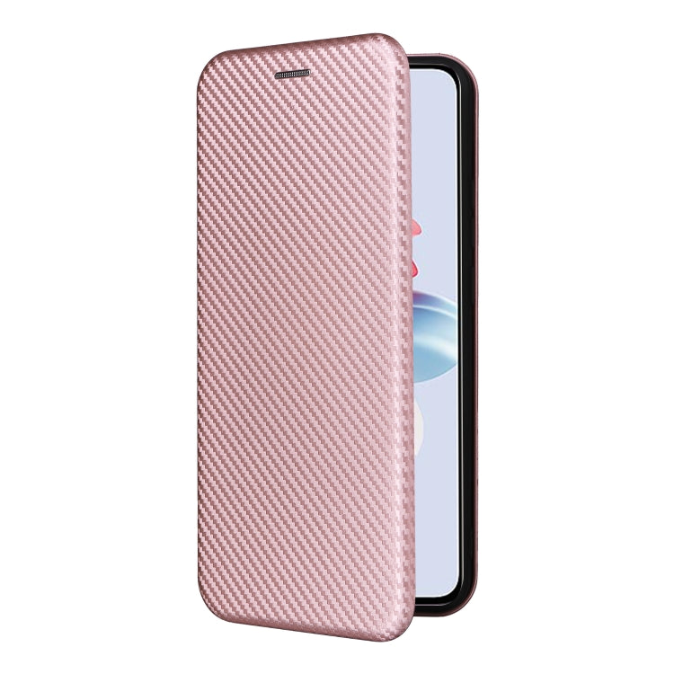 For OPPO A79 5G Carbon Fibre Texture Flip Leather Phone Case