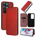 For OPPO A79 5G Carbon Fibre Texture Flip Leather Phone Case