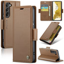 For Samsung Galaxy S24 Ultra Litchi Texture RFID Anti-theft Leather Phone Case