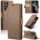 For Samsung Galaxy S24 Ultra Litchi Texture RFID Anti-theft Leather Phone Case