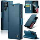 For Samsung Galaxy S24 Ultra Litchi Texture RFID Anti-theft Leather Phone Case