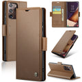 For Samsung Galaxy Note 20 Ultra CaseMe Litchi Texture RFID Anti-theft Leather Phone Case