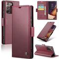 For Samsung Galaxy Note 20 Ultra CaseMe Litchi Texture RFID Anti-theft Leather Phone Case