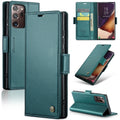 For Samsung Galaxy Note 20 Ultra CaseMe Litchi Texture RFID Anti-theft Leather Phone Case