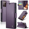 For Samsung Galaxy Note 20 Ultra CaseMe Litchi Texture RFID Anti-theft Leather Phone Case