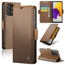 For Samsung Galaxy A14 4G/5G Litchi Texture RFID Anti-theft Leather Phone Case