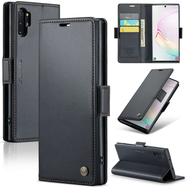 For Samsung Galaxy Note 20 Ultra CaseMe Litchi Texture RFID Anti-theft Leather Phone Case