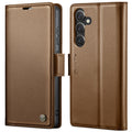 For Samsung Galaxy S24+ Litchi Texture RFID Anti-theft Leather Phone Case