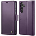 For Samsung Galaxy S24+ Litchi Texture RFID Anti-theft Leather Phone Case