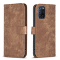 Plaid Embossed Leather Phone Case