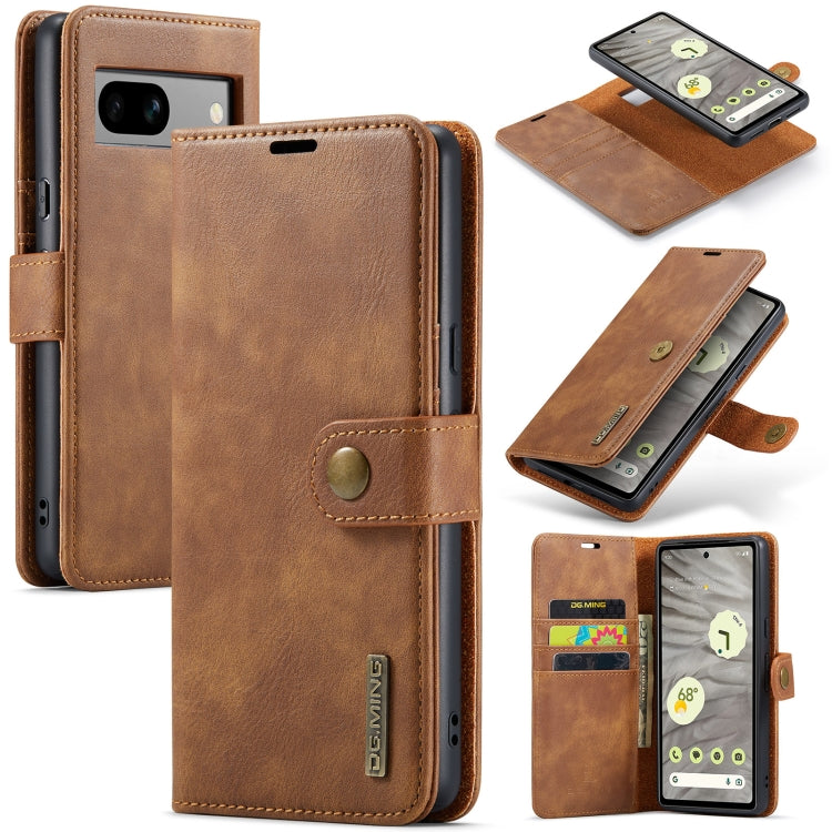 For Google Pixel 8 Detachable Magnetic Leather Wallet Phone Case