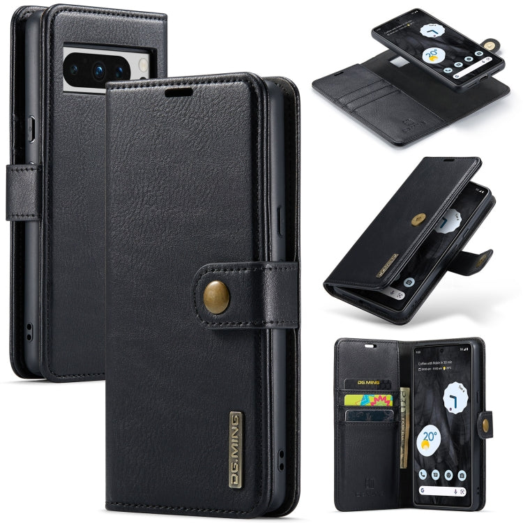 For Google Pixel 8 Pro Detachable Magnetic Leather Wallet Phone Case