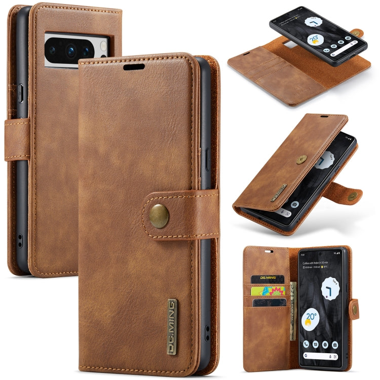 For Google Pixel 8 Pro Detachable Magnetic Leather Wallet Phone Case