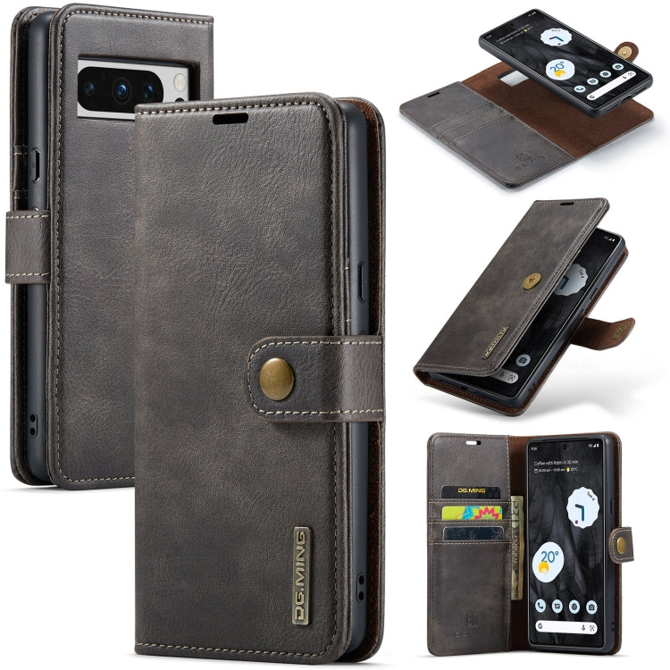 For Google Pixel 8a Detachable Magnetic Leather Wallet Phone Case