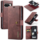 For Google Pixel 8a Detachable Magnetic Leather Wallet Phone Case