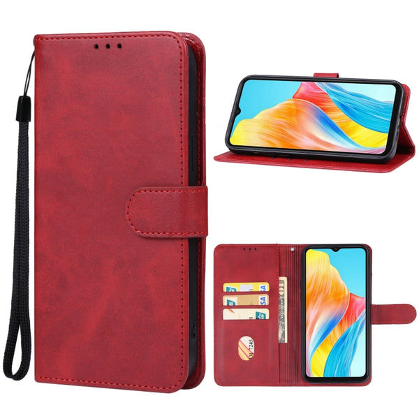 For OPPO A38 Leather Phone Case