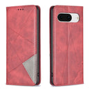 Rhombus Texture Magnetic Leather Phone Case, For Google Pixel 8 Pro, For Google Pixel 8