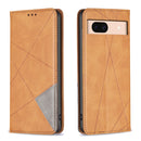 Rhombus Texture Magnetic Leather Phone Case, For Google Pixel 11a, For Google Pixel 11 / 11 Pro, For Google Pixel 10a, For Google Pixel 8a