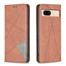 Rhombus Texture Magnetic Leather Phone Case, For Google Pixel 11a, For Google Pixel 11 / 11 Pro, For Google Pixel 10a, For Google Pixel 8a
