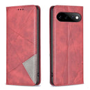 Rhombus Texture Magnetic Leather Phone Case, For Google Pixel 11a, For Google Pixel 11 / 11 Pro, For Google Pixel 10a, For Google Pixel 8a