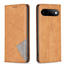 Rhombus Texture Magnetic Leather Phone Case, For Google Pixel 11a, For Google Pixel 11 / 11 Pro, For Google Pixel 10a, For Google Pixel 8a