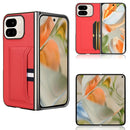 For Google Pixel 9 Pro Fold Litchi Texture Card Slots Back Cover Phone Case