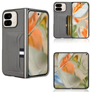 For Google Pixel 9 Pro Fold Litchi Texture Card Slots Back Cover Phone Case