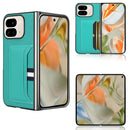 For Google Pixel 9 Pro Fold Litchi Texture Card Slots Back Cover Phone Case